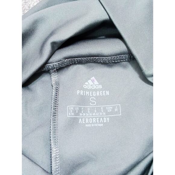 Adidas Maternity Leggings Aeroready Designed To Move Gray Silver Size Small - Picture 10 of 12